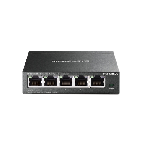 Mercusys MS105GS-M2 | Switch 5 Cổng 2.5Gbps Tốc Độ Cao Giá Tốt