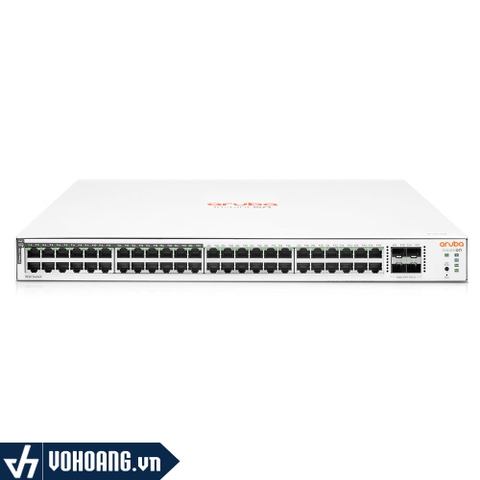 Aruba Instant On 1830 48G - JL815A | Switch Chia Mạng PoE 48 Cổng 370W - Tích Hợp 4 Cổng SFP