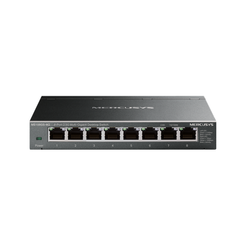 Mercusys MS108GS-M2 | Switch 8 Cổng 2.5Gbps Tốc Độ Cao Giá Tốt