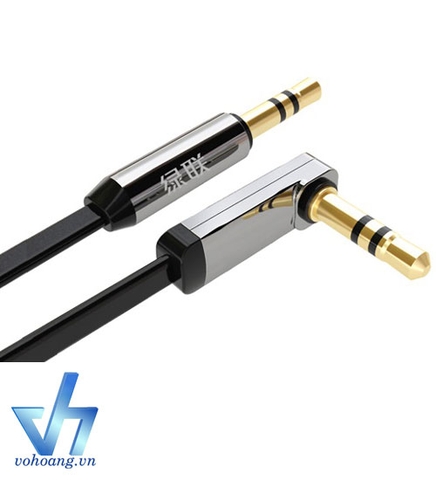 UGREEN 10598 - Cáp Audio 3.5mm 1.5M Góc 90 độ