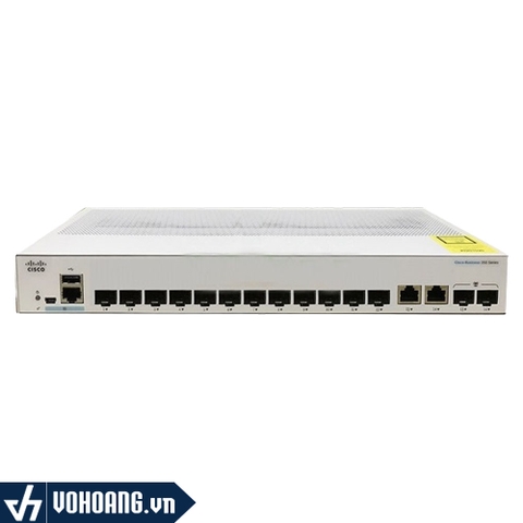 Cisco CBS350-12XT | Switch Quản Lý 12 Cổng 10GE - Tích Hợp 2 Cổng Gigabit SFP+