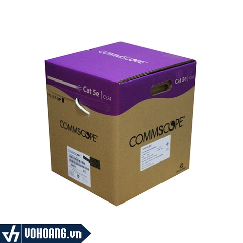 COMMSCOPE 219413-2 | Cáp Mạng CAT.5e F/UTP PCV - 24 AWG - Solid - Vỏ Trắng 305M