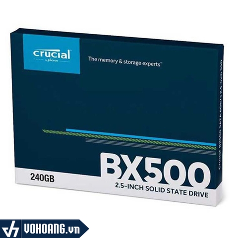 Crucial BX500 | Ổ Cứng SSD 240GB Chuẩn 3D NAND SATA III 2.5 inch CT240BX500SSD1 | Giá Sale Sập