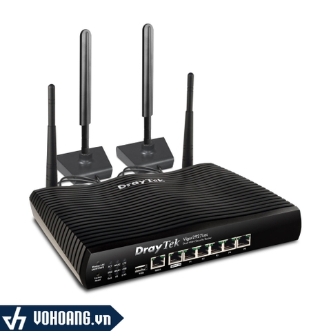 Draytek Vigor2927LAC | Router 3G/4G/LTE CAT.6 WiFi chuẩn 802.11ac Wave 2 MU-MIMO