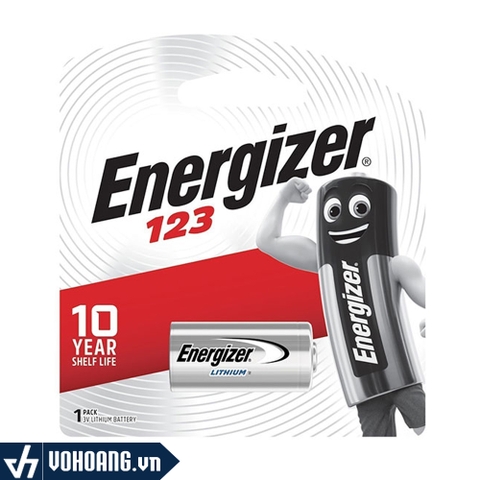 Energizer CR123 BP1 | Pin 12V Máy Ảnh Alkaline Chất Lượng Cao | Phân Phối Chính Hãng