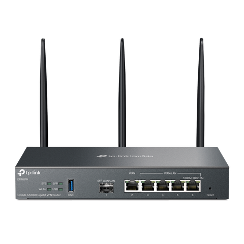 TP-Link ER706W | Router Định Tuyến VPN Gigabit Omada - Chuẩn WiFi 6 AX3000