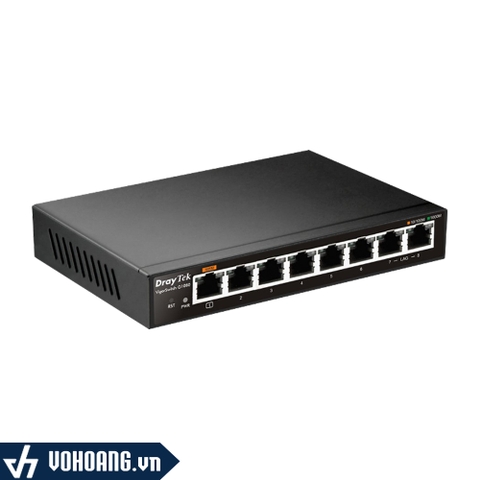 DrayTek VigorG1080 | Switch 8 Cổng Loại Gigabit Hỗ Trợ Vlan Tốc Độ Cao Giá Tốt