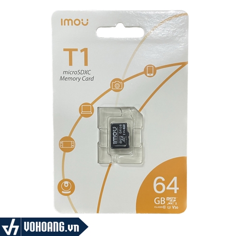 Imou ST3-64-T1 | Thẻ Nhớ 64GB Chuyên Dụng Cho Camera WiFi Chính Hãng Giá Siêu Tốt