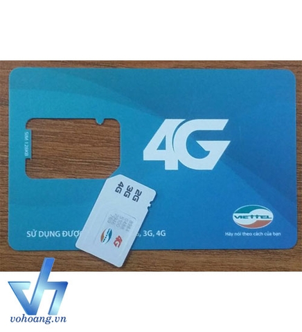 Sim 4G VIETTEL 10GB trọn gói (nạp 90.000 mỗi tháng)