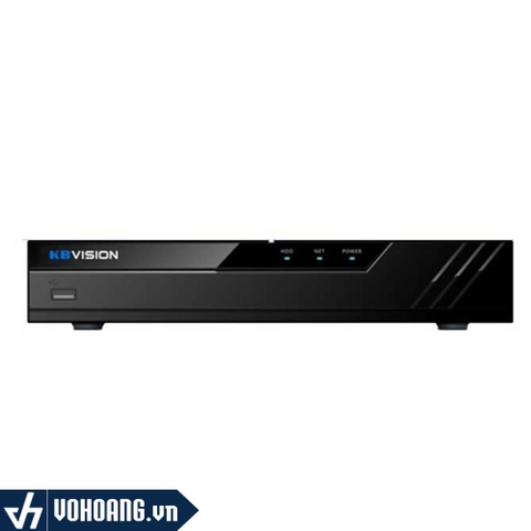 KBVISION KX-A4K8114N2 | Đầu Ghi NVR 4 Kênh - Hỗ Trợ 1 SATA 16TB - Băng Thông 80Mbps