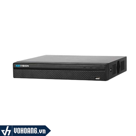 KBVISION KX-C4K8104SN2 | Đầu Ghi NVR 4 Kênh - Hỗ Trợ 1 SATA 8TB - Băng Thông 80Mbps