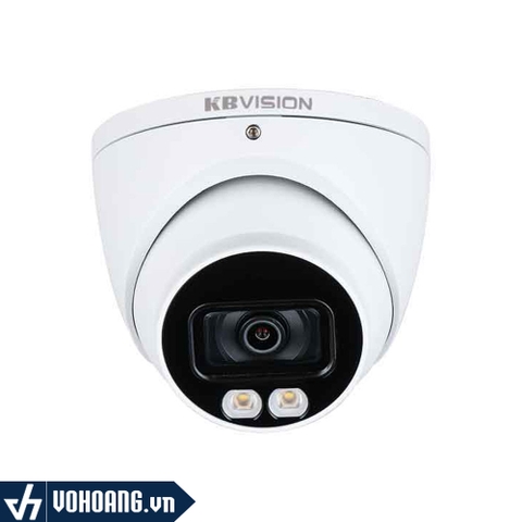 KBVISION KX-CF2204S-A | Camera CVI/TVI/AHD/Analog Full Color 2MP - Tích Hợp Mic