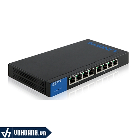 Linksys LGS308 | Bộ Chia Mạng 8 Cổng Gigabit Công Suất Cao - Hỗ Trợ Chia VLan Cho Từng Cổng