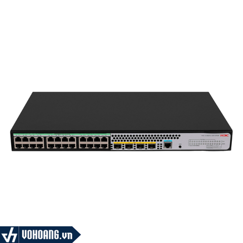 H3C LS-1850V2-28X-HPWR-GL | Switch Quản Lý L2 24 Cổng Gigabit PoE - Tích Hợp 4 Cổng SFP