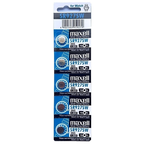 Maxell SR927SW | Pin Đồng Hồ Xuất Xứ Nhật Bản Chất Lượng Cao 1.55V