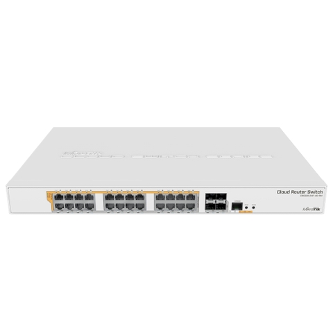 Mikrotik CRS328-24P-4S+RM | Switch 24 Cổng PoE Gigabit 500W Với 4 SFP+ DualBOOT