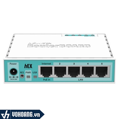 Mikrotik hEX RB750Gr3 | Gigabit Router Chịu tải Hỗ Trợ Tính Năng Load Balancing Mạnh Mẽ