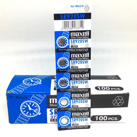Maxell SR920SW | Pin Đồng Hồ Xuất Xứ Nhật Bản Chất Lượng Cao 1.55V