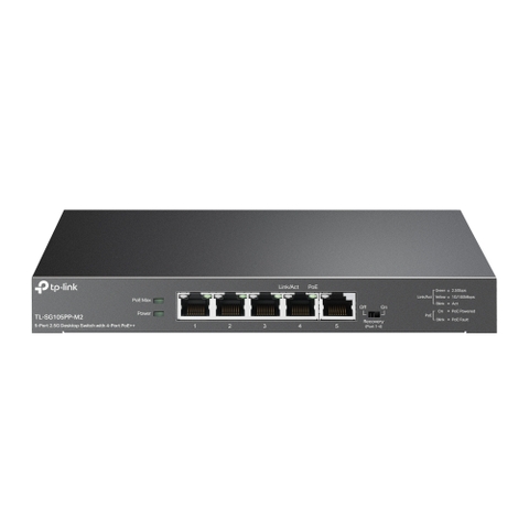 TP-Link TL-SG105PP-M2 | Switch 5 Cổng 2.5G Với 4 Cổng PoE++ Công Suất 123W