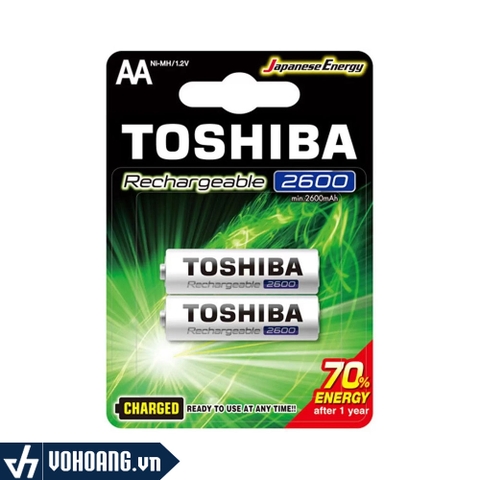 Toshiba TNH-6GAE BP-2C | Pin Sạc AA 1.2V Dung Lượng 2600mAh