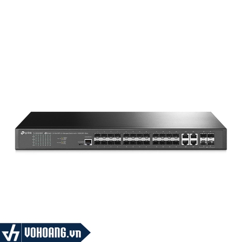 TP-Link SG3428XF | Switch 24 Cổng SFP Quản Lý JetStream Doanh Nghiệp L2+ - 4 Cổng SFP+ 10GE