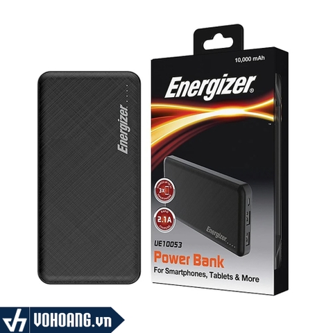 Energizer UE10053 | Sạc Dự Phòng Giá Tốt Chất Lượng Cao 10.000mAh - Có Sạc Nhanh