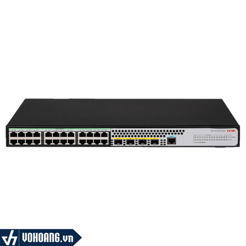 H3C LS-5120V3-28S-PWR-LI-GL | 24Cổng RJ45 PoE Tổng Công Suất 240W Và 4 Cổng SFP