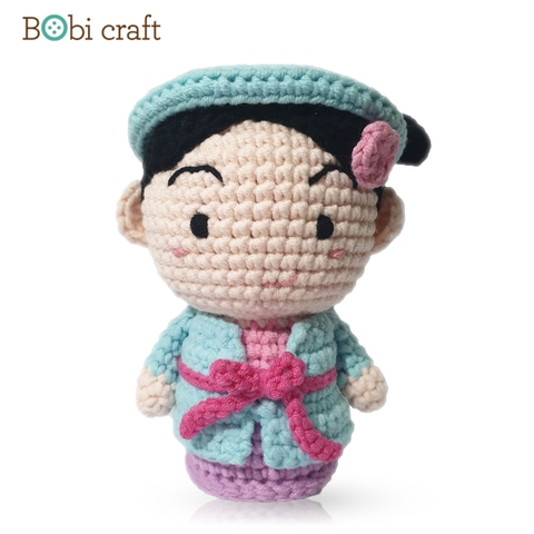 Thú bông len Bobicraft - Cô Cám - Đồ chơi an toàn Quà tặng bé