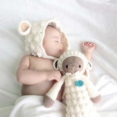 Quần áo trẻ em Bobicraft - Nón cừu Barbra - Cotton hữu cơ organic an toàn
