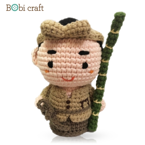 Thú bông len Bobicraft - Cây tre trăm đốt - Đồ chơi an toàn Quà tặng bé