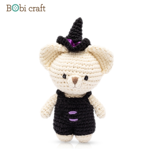 Thú bông len Bobicraft - Gấu Bobbie Halloween Nhí - Đồ chơi an toàn Quà tặng bé