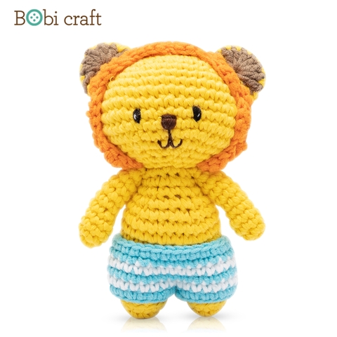 Thú bông len Bobicraft - Sư tử Leo nhí - Đồ bơi - Đồ chơi an toàn Quà tặng bé