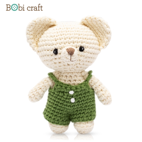 Thú bông len Bobicraft - Gấu Bobbie Nhí - Đồ chơi an toàn Quà tặng bé