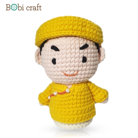 Thú bông len Bobicraft - Nhà Vua - Đồ chơi an toàn Quà tặng bé