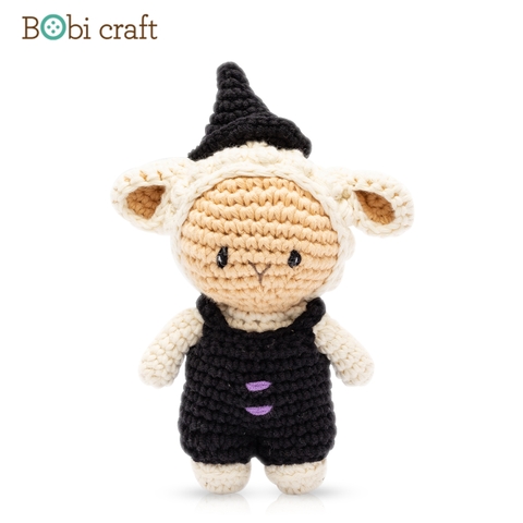 Thú bông len Bobicraft - Cừu Poppy Halloween Nhí - Đồ chơi an toàn Quà tặng bé