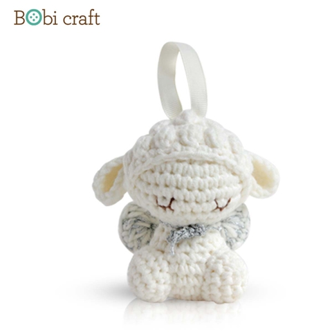 Thú bông len Bobicraft - Cừu treo - bộ Platinum - Đồ chơi an toàn Quà tặng bé