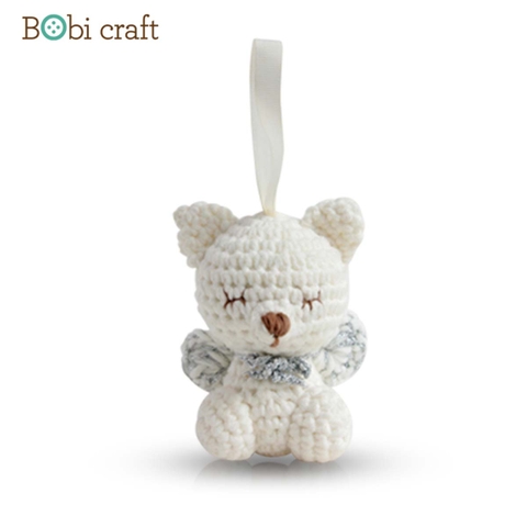 Thú bông len Bobicraft - Cáo treo - bộ Platinum - Đồ chơi an toàn Quà tặng bé