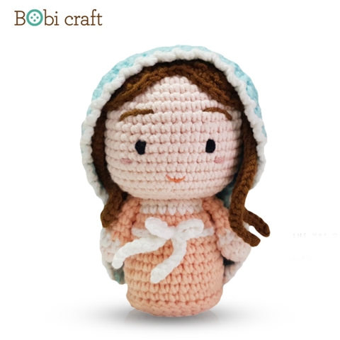 Thú bông len Bobicraft - Đức mẹ Maria - Đồ chơi an toàn Quà tặng bé