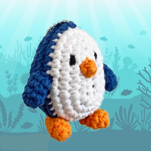 Thú bông len Bobicraft - Chim cánh cụt Pengu - Đồ chơi an toàn Quà tặng bé