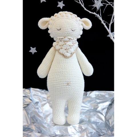 Thú bông len Bobicraft - Cừu đực đứng - bộ platinum - Đồ chơi an toàn Quà tặng bé