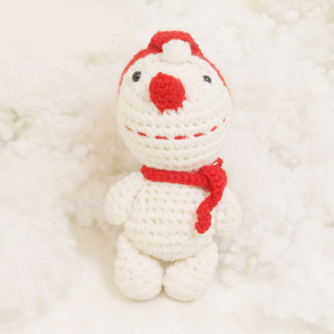 Thú bông len Bobicraft - Người tuyết đứng - Đồ chơi an toàn Quà tặng bé