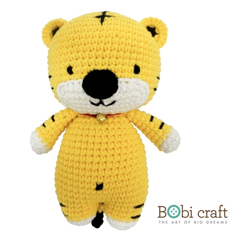 Thú bông len Bobicraft - Hổ con - Đồ chơi an toàn Quà tặng bé