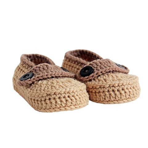 Quần áo trẻ em Bobicraft - Giày len Kangaroo Karo (L) - Cotton hữu cơ organic an toàn