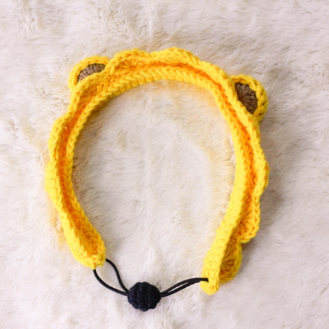 Thú bông len Bobicraft - Băng đô tai Sư tử - Đồ chơi an toàn Quà tặng bé