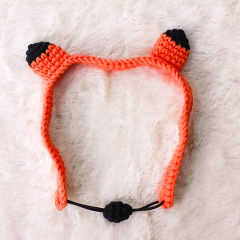 Thú bông len Bobicraft - Băng đô tai Cáo - Đồ chơi an toàn Quà tặng bé