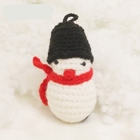 Thú bông len Bobicraft - Người tuyết nhỏ - Đồ chơi an toàn Quà tặng bé