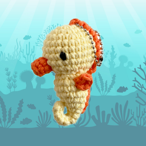 Thú bông len Bobicraft - Cá ngựa Elthel - Đồ chơi an toàn Quà tặng bé