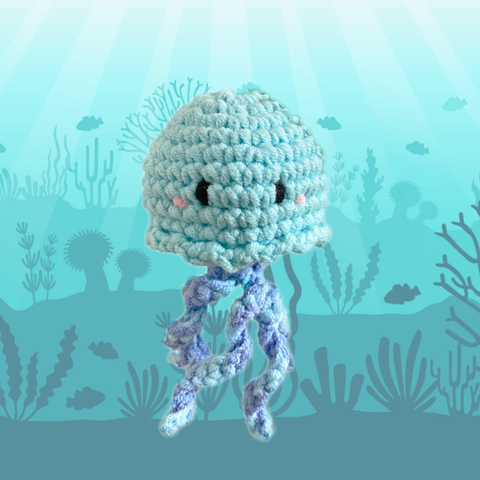 Thú bông len Bobicraft - Sứa Sabrina - Đồ chơi an toàn Quà tặng bé