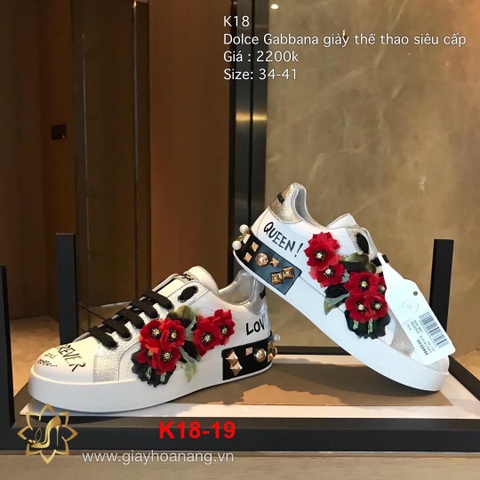 K18-19 Dolce Gabbana giày thể thao siêu cấp Hoa Nắng - Chúng tôi tin vào  sức mạnh của chất lượng