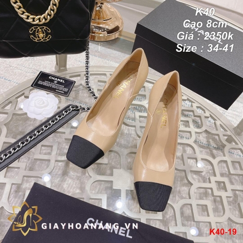 K40-19 Chanel giày cao 8cm siêu cấp Hoa Nắng - Chúng tôi tin vào sức mạnh của chất lượng K40-19 Chanel giày cao 8cm siêu cấp Hoa Nắng - Chúng tôi tin vào sức mạnh của chất lượng